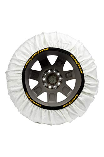 Goodyear Set of 2 x 9 mm Metallic Car Snow Chains Size 110 with Automatic Tensioner