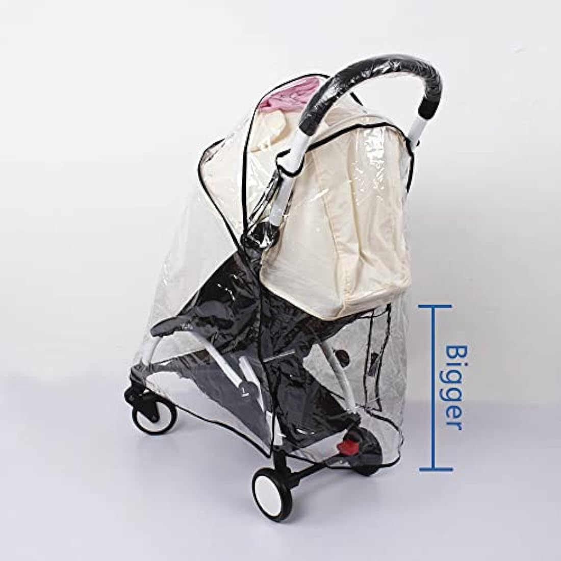 SeedFuture Pram Rain Cover for Babyzen Yoyo, Long Extend Stroller Rain Cover, Stroller Accessories for Babyzen Yoyo Yoya, Windproof and Waterproof Pushchair Raincoat