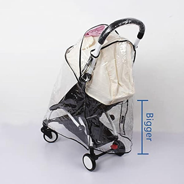 SeedFuture Pram Rain Cover for Babyzen Yoyo, Long Extend Stroller Rain Cover, Stroller Accessories for Babyzen Yoyo Yoya, Windproof and Waterproof Pushchair Raincoat