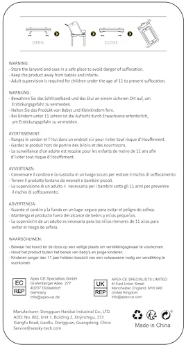 Floating Waterproof Phone Pouch, IPX8 Universal Waterproof Phone Case for Swimming Dry Bag Underwater for iPhone 16 Pro Max 15 Pro 14 Samsung S25 S24 S23 Ultra Huawei Xiaomi etc, Up to 6.9"