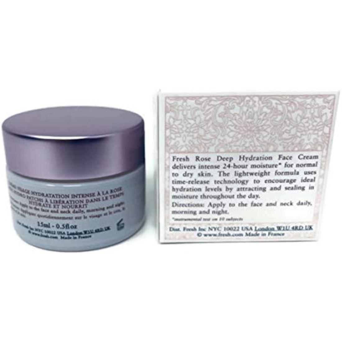 Fresh Rose Deep Hydration Face Cream - To Go 0.5oz (15ml)