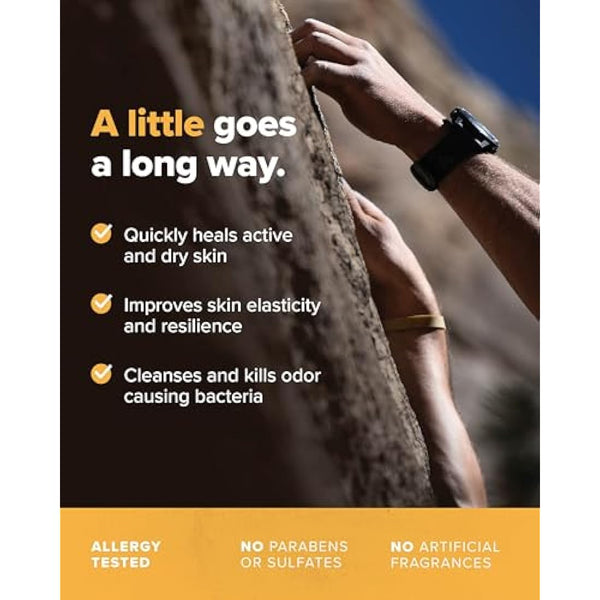 Friction Labs Athletic Hands - Daily Restorative Hand Cream for Active & Dry Skin - Derm Tested Non-Greasy Shea Butter Improves Elasticity & Resilience - Hand Salve for Athletes - Eucalyptus Scent