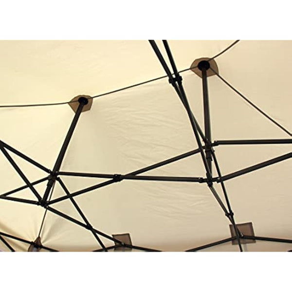 All Seasons Gazebos | 3x2m Pop Up Gazebo with 4 Side Walls & Accessory Pack | Heavy Duty, Fully Waterproof, High Grade Materials (Beige)