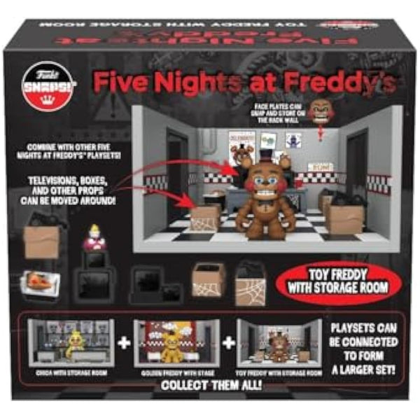 Funko Five Nights At Freddy's (FNAF) Snap: Playset - Security Room - Collectable Vinyl Figure - Gift Idea - Official Merchandise - Toys for Boys, Girls, Kids & Adults