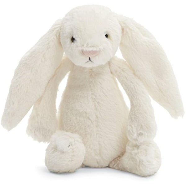 Jellycat Bashful Cream Bunny Stuffed Animal, Small, 7 inches