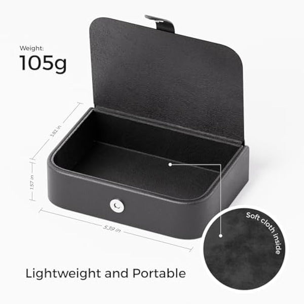 HOVERAir Black Portable Case 105g Specifically Designed X1 Drone, 13,7 cm × 9,7 cm × 4 cm, Pocket-Sized, Made of Stylish PU Material, with Waterproof, Dustproof and Shockproof Features