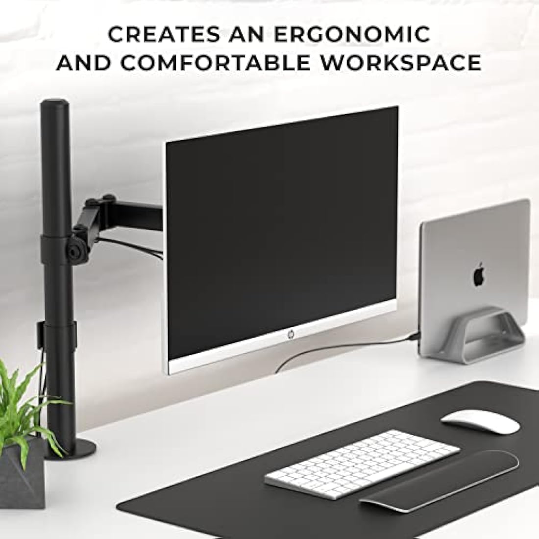 HumanCentric VESA Mount Adapter for HP Monitors 22er, 22es, 22f, 23er, 23es, 23f, 24ea, 24ec, 24er, 24es, 24f, 24fw, 25er, 25es, 25f, 27er, 27ea, 27es, 27f, 27fw, 27ec, Does not fit M-Series Models