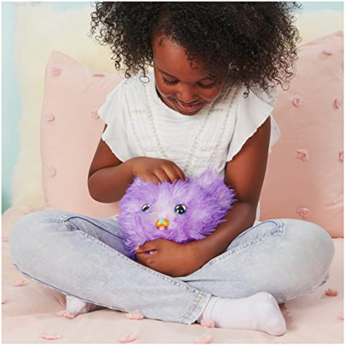 Fur Fluffs, Pupper-Fluff Surprise Reveal Interactive Toy Pet, Over 100 Sounds and Reactions Cute and Fluffy Dog Kids Toys for Girls & Boys Ages 5+