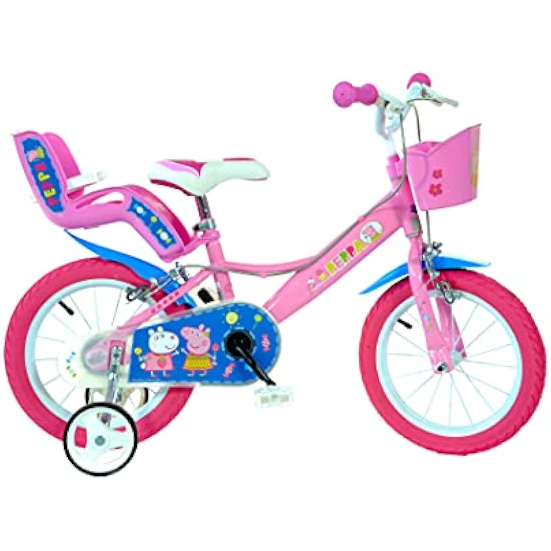 Dino Bikes 144R-PIG Peppa Pig Finding Dory Bicycle, Kids Bike, Pink