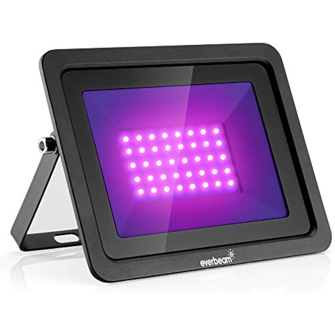 Everbeam 395nm 50W UV LED Black Light - High Performance LED Bulbs, IP66 Waterproof – Ultraviolet Flood Lighting for Aquarium, Indoor or Outdoor Parties, Stage - Party Supplies, Halloween Decorations