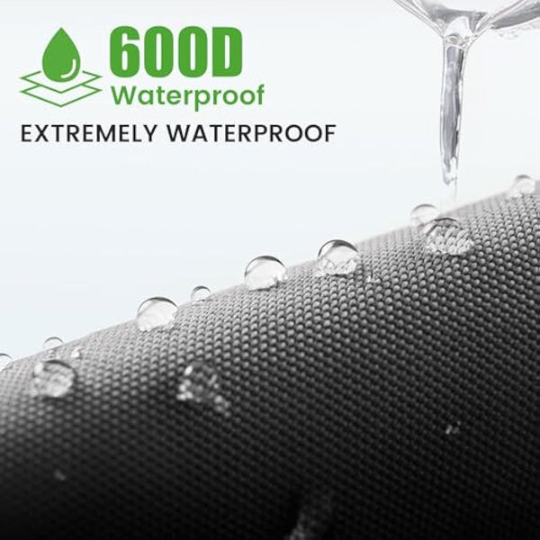 10L0L Golf Buggy Cover, 600D Waterproof Rainproof Golf Cart Cover, Extended Roof 80" Durable Heavy Duty 4 Passengers/2 Passengers Golf Buggy Cover for Yamaha, Club Car, EZGO, Honda Golf Buggies