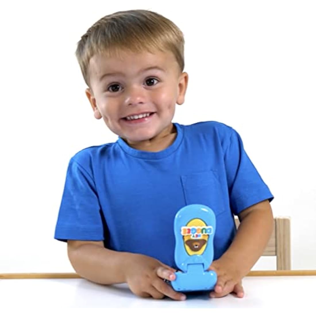 Hey Duggee Toys, Flip & Learn Toy Phone For Kids - Helps Child Development, Learning, Problem Solving, Communication, Hand-Eye Coordination and Motor Skills, 18+ Months, Blue