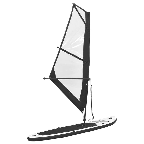Inflatable Stand Up Paddleboard with Sail Set SUPs Board Surfboard vidaXL