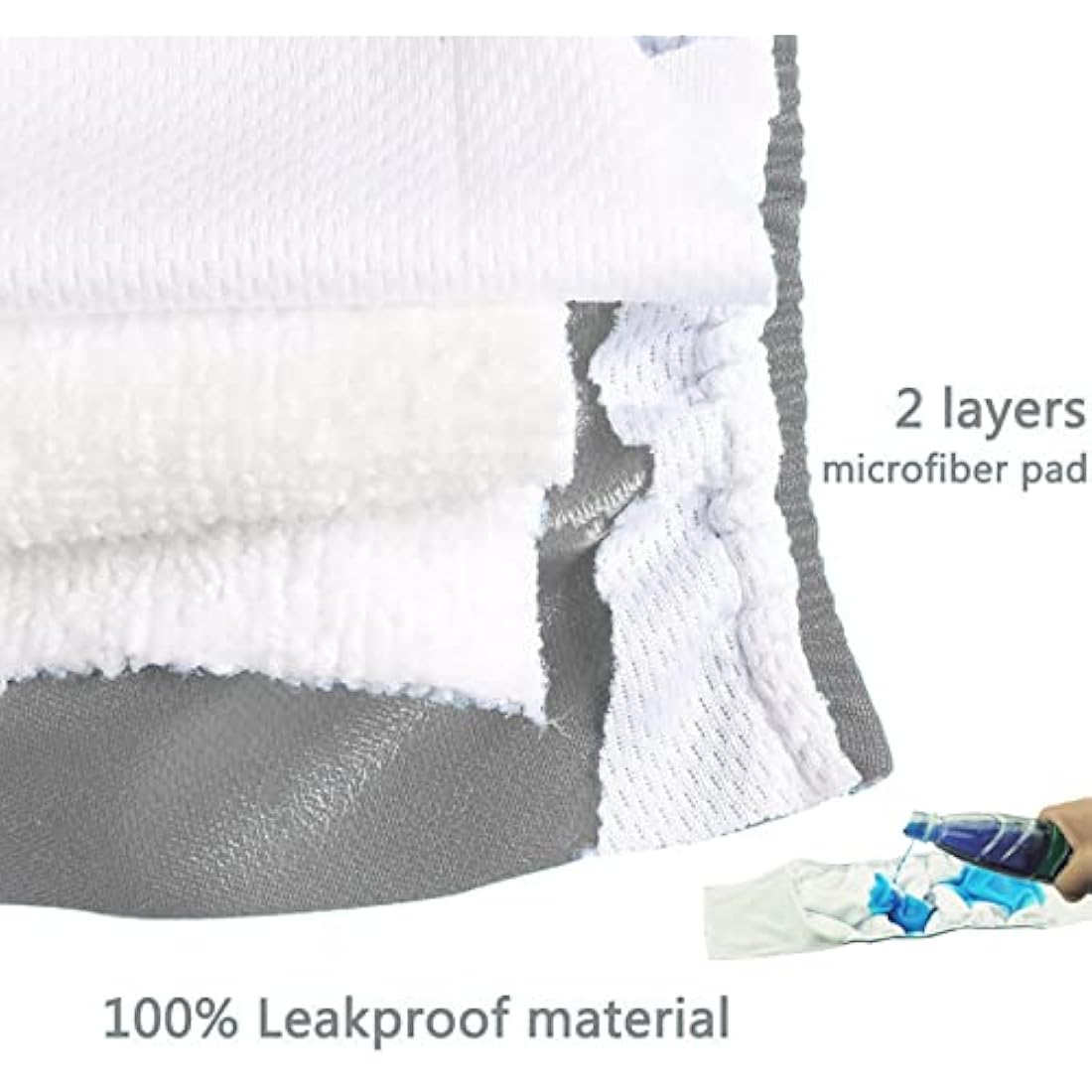 LeerKing Leakproof Dog Diapers 3 Pack Reusable Male Dog Belly Bands Nappies for Incontinence, XXXL
