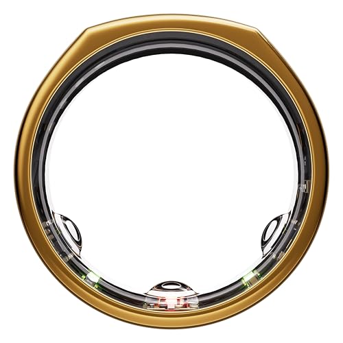 Oura Gen3 Horizon Smart Ring - Size 12, Brushed Titanium | Sleep, Heart Rate and Fitness Tracking Wearable - Up to 7 Day Battery Life - iOS/Android Compatible - Size First with Oura Sizing Kit