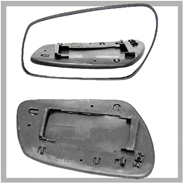 Fits Ford C Max, For 2007 to 2009 Non-Heated Base Convex Wing Mirror LEFT HAND (UK Passenger Side)