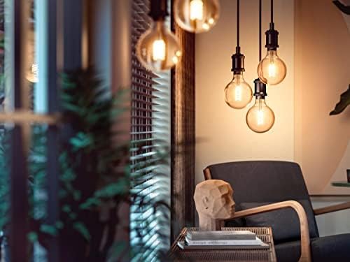 Philips Hue White Ambiance Filament Single Smart LED Globe [E27 Edison Screw] - 550 Lumens. Works with Alexa, Google Assistant and Apple Homekit