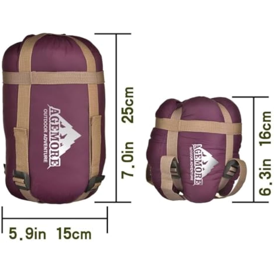 Agemore Ultra-light Warm Weather Rectangular Sleeping Bag, 75" L x 30" W, Lightweight Envelope sleeping bag for Outdoor Camping, Backpacking & Hiking - Fit for Kids, Teens and Adults