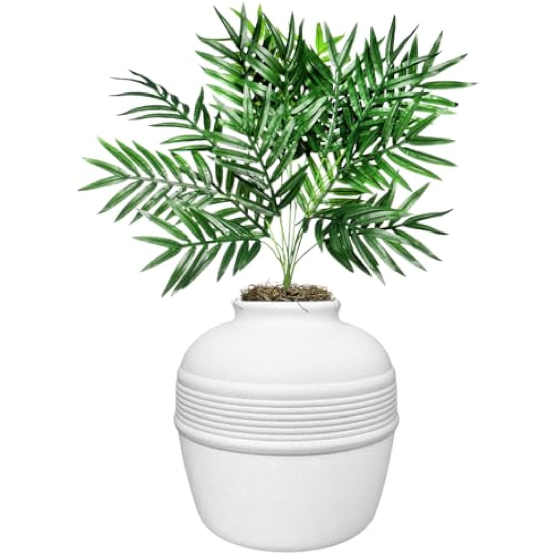 Good Pet Stuff, The Original Hidden Litter Box, Artificial Plants & Enclosed Cat Planter Litter Box, Vented & Odor Filter, Easy to Clean, White Birch