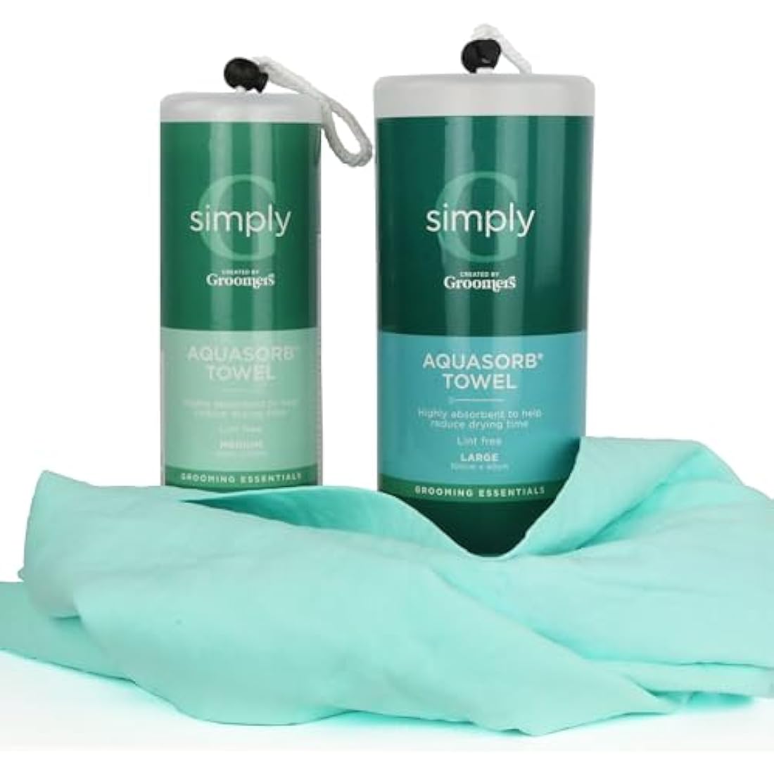 Groomers Large Aquasorb Pet Towel | Microfibre Chamois Professional Dog Grooming Essentials | Super Absorbent Lint Free