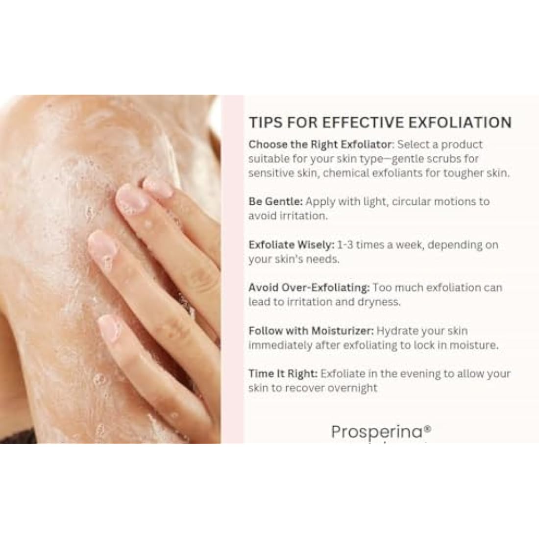 MED AHA Body Scrub Glycolic Acid Exfoliating Body Cleanser | KP Bump Eraser & Acne Treatment | Anti-Aging Foaming Body/Face Wash | Skincare Set + Eco Exfoliating Gloves + Prosperina Card