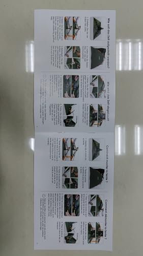 Amflip Camping Tent Automatic 3 Man Person Instant Tent Pop Up Ultralight Dome Tent 4 Seasons Waterproof & Windproof Camping Tent with Removable Outer Tarpaulin, Double Layers