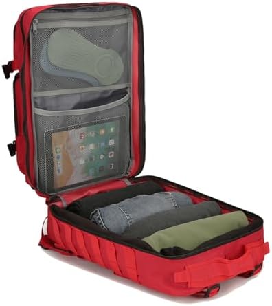 Doshwin 40L Military Backpack Tactical Army Assault Pack Molle Camo Rucksack for Camping Trekking Travel Hiking