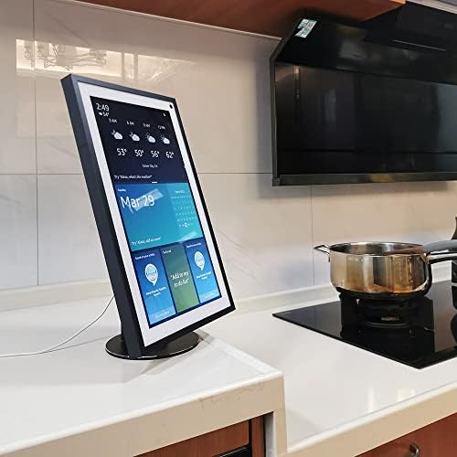 EchoShow 15 Stand Swivel and tilt, Only Made for Echo Show 15 Three Rotating shafts The Base is Made of Aluminum Which Makes The Product More Beautiful and Longer Service Life Black 025-01 UK