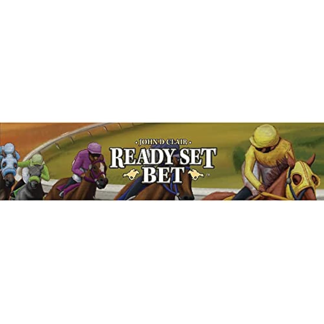 Alderac Entertainment Group | Ready Set Bet Board Game in English for All Family | Dice Rolling Party game for 2-9 Players | Horse Betting Game | Player with the Most Money Wins