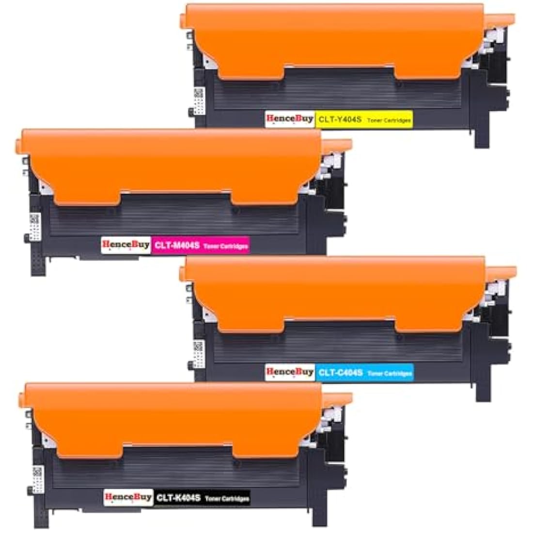 HenceBuy CLT-P404C P404C Toner Cartridge 4 Pack for Samsung CLT-K404S CLT-C404S CLT-M404S CLT-Y404S Replacement for Xpress SL C430 C430W C480 C480W C480FN C480FW Printer (Black Cyan Magenta Yellow)