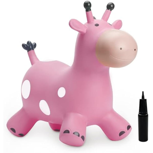 Animal Hopper for Kids, Toddler Ride-on Giraffe, Bouncy Horse Hopper, Jumping Horse, Hopping Toys Gift for Boys Girls,Inflatable Hopper Bouncy