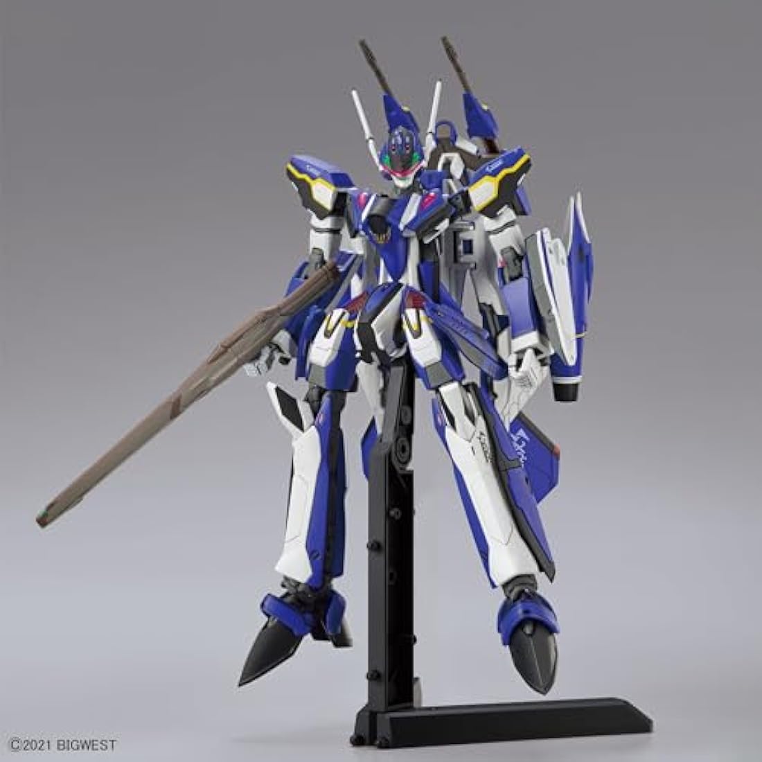 BANDAI SPIRITS HG Macross Δ Movie Version Absolutely Live!!!! YF-29 Durandal Valkyrie (Maximilian Genus Machine) Full Set Pack, 1/100 Scale, Color-Coded Plastic Model