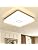 Öuesen 24W Waterproof IP44 LED Ceiling Lamp Modern Square Thin LED Ceiling Lights 2050lm Warm White 3000K Ceiling Light for Bathroom Kitchen Living Dining Room Bedroom Balcony Corridor Hallway