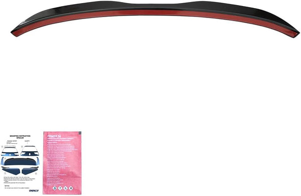 Oneway Roof Spoiler (Cap) compatible with Seat Leon (5F) HB Cupra 2013-2020 - Gloss black