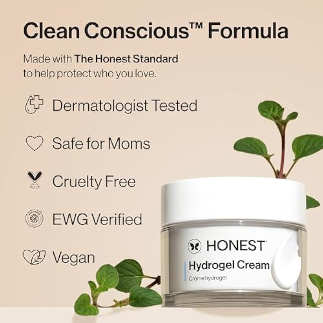 Honest Hydrogel Cream For Women 1.7 oz Cream