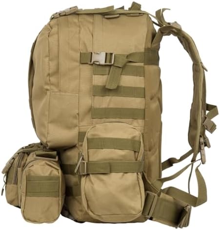 aiGear 55L Military Tactical Backpack | Lightweight Backpack Hiking Daypack | Rucksack with Molle System | for Outdoor Sports Trekking Hiking Travel Camping