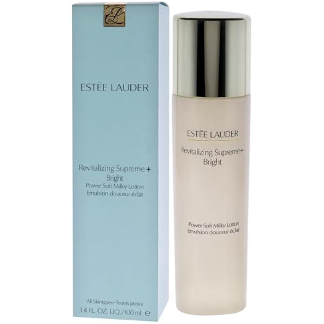 Estee Lauder Revitalizing Supreme Plus Bright Moisturizer Power Soft Milky Lotion For Women 3.4 oz Lotion