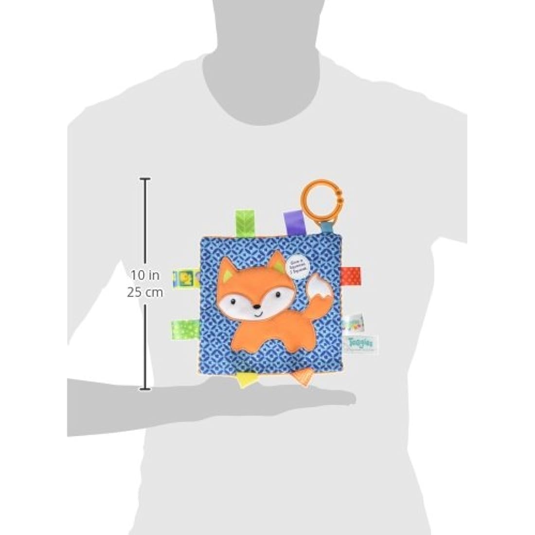 Mary Meyer'Taggies Crinkle Me Fox' Toy