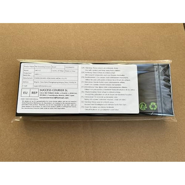 HASHIMOTO Curved Dog Grooming Scissors, Extremely Light Weight, 6.5 inch, 30 Degree Curved Blade, Matt Surface