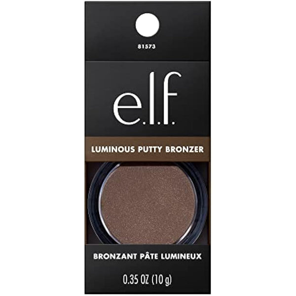 e.l.f. Luminous Putty Bronzer, Lightweight Putty-to-Powder Bronzer For A Radiant, Glowing Finish, Highly Pigmented, Vegan & Cruelty-Free, Island Hopping