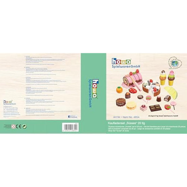 howa wooden toy food Sweets 4854