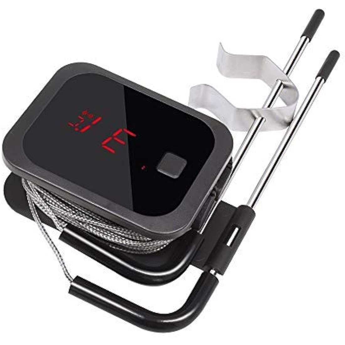 INKBIRD IBT-2X Bluetooth Cooking Thermometer Wireless Barbecue BBQ Grill Monitor Steel Probe Temperature Alarm Portable Android & iOs for Oven Meat Smoker