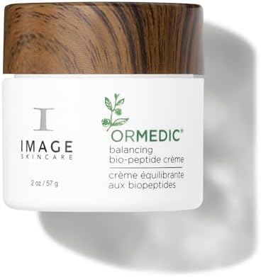 IMAGE Skincare, ORMEDIC Biopeptide Crème, Balancing Face Moisturizer with Shea Butter, Hyaluronic Acid and Organic Plant Oils, 2oz
