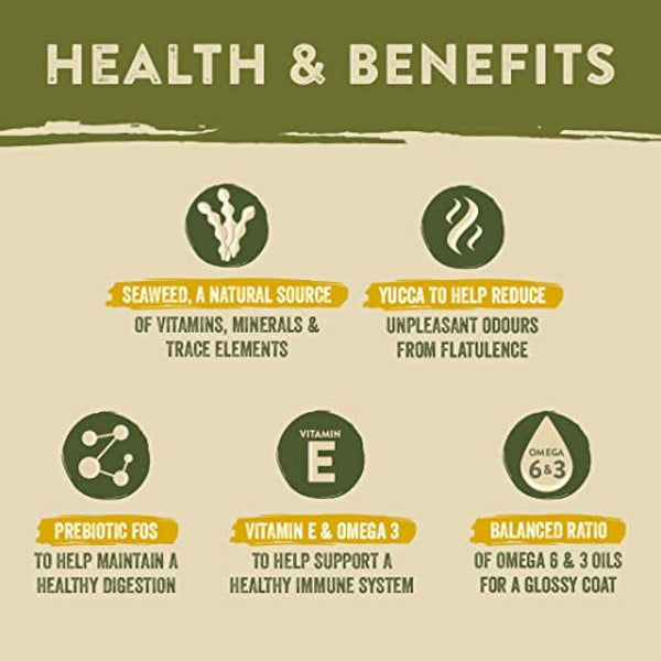 Harringtons Complete Grain Free Hypoallergenic Turkey & Sweet Potato Dry Dog Food 18kg - Made with All Natural Ingredients