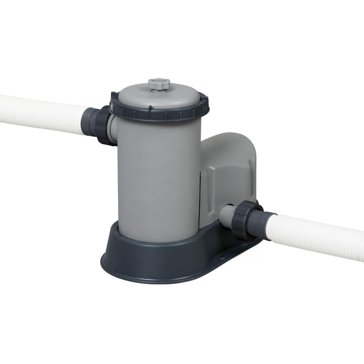 Bestway Steel Pro Max | Round Frame Swimming Pool with Filter Pump, Above Ground Frame Pools, Grey, 18ft