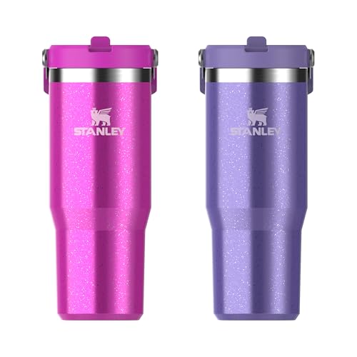 Stanley Flip Straw Tumbler 1.0 Water Bottle With Straw 0.89L - Keeps Cold For 12+ Hours - Easy To Carry - Dishwasher Safe - Stainless Steel Thermal Flask - BPA-Free Travel Mug - Navy