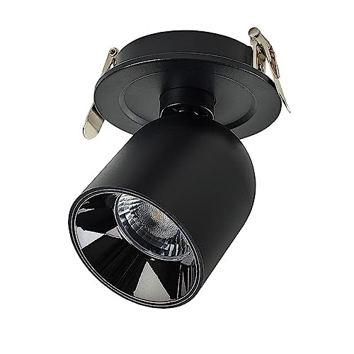 Dr.lazy Indoor 12W LED Recessed Ceiling Spotlights, Ceiling Spots, recessed Ceiling lamp, Adjustable Ceiling Light, Downlight, for Hallway Lounge