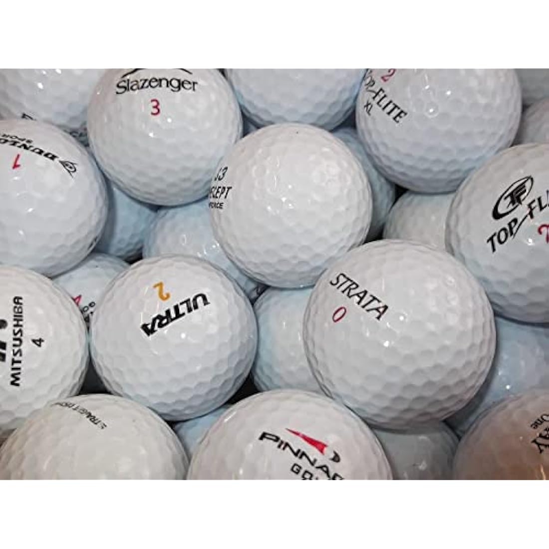 24 Value Golf Balls - Pearl/Grade A Cheap Lake Balls (used not new)