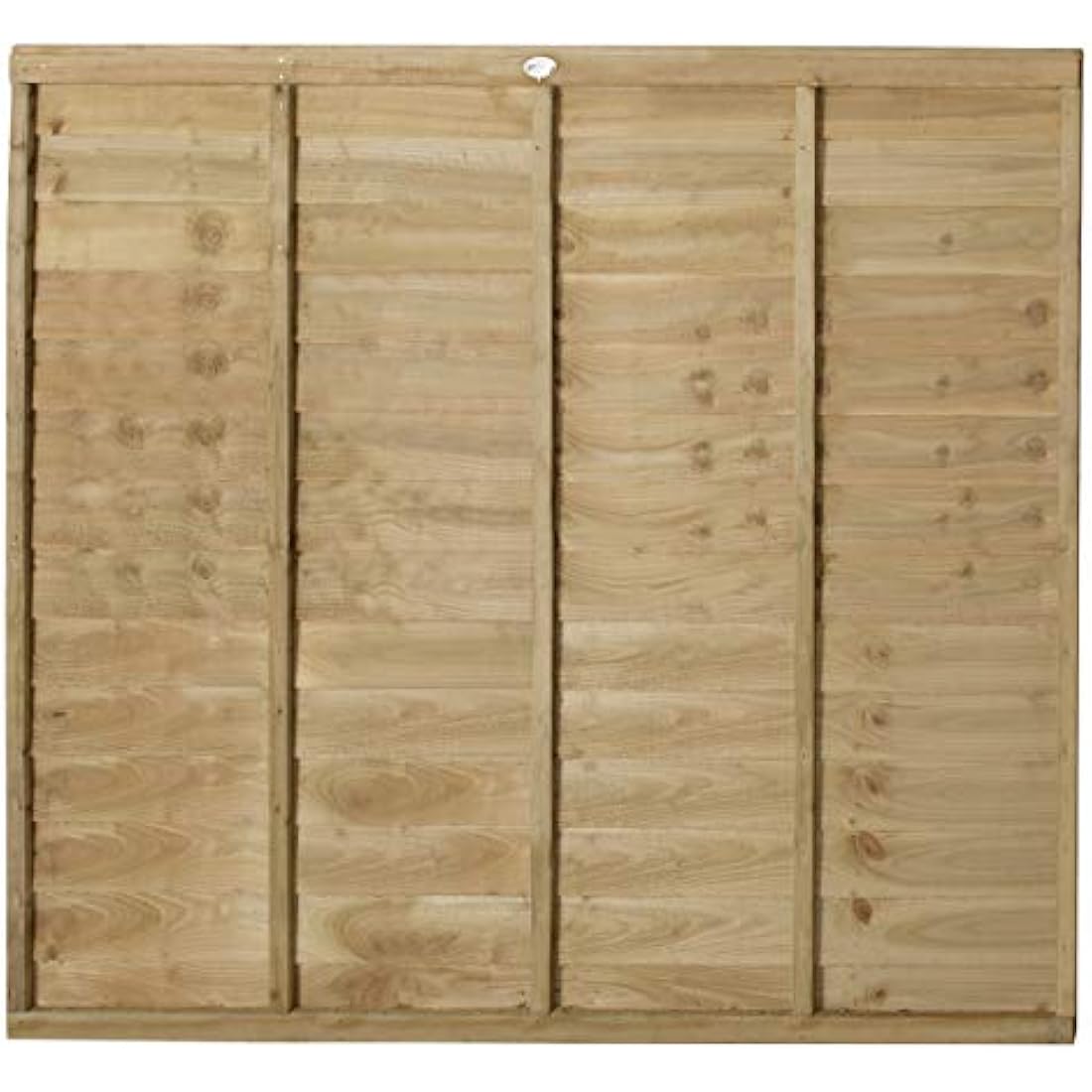 Forest Garden 6ft x 5ft (1.83m x 1.52m) Pressure Treated Superlap Fence Panel (Pack of 3)