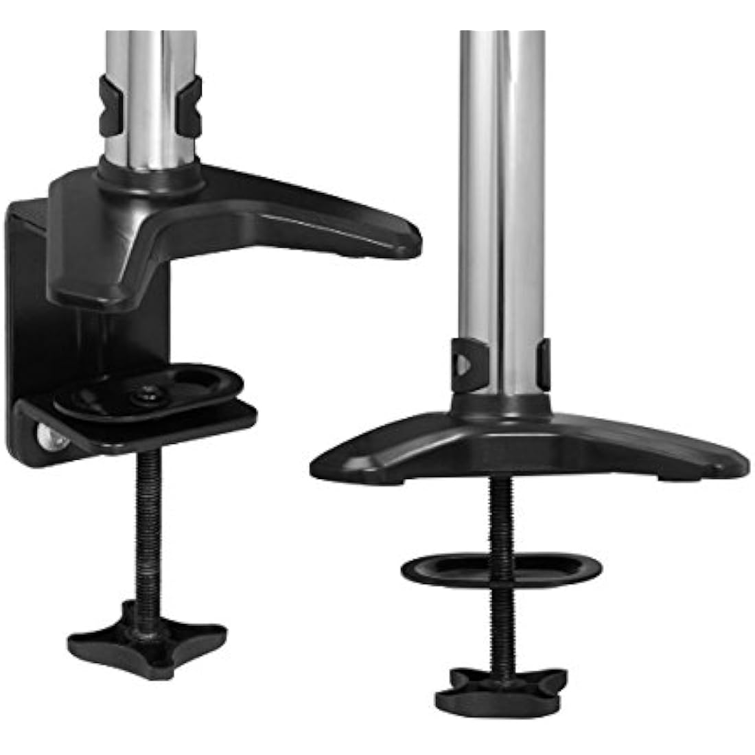 Amer Dual Articulating Arms Mount for Monitor - Black, Chrome, White